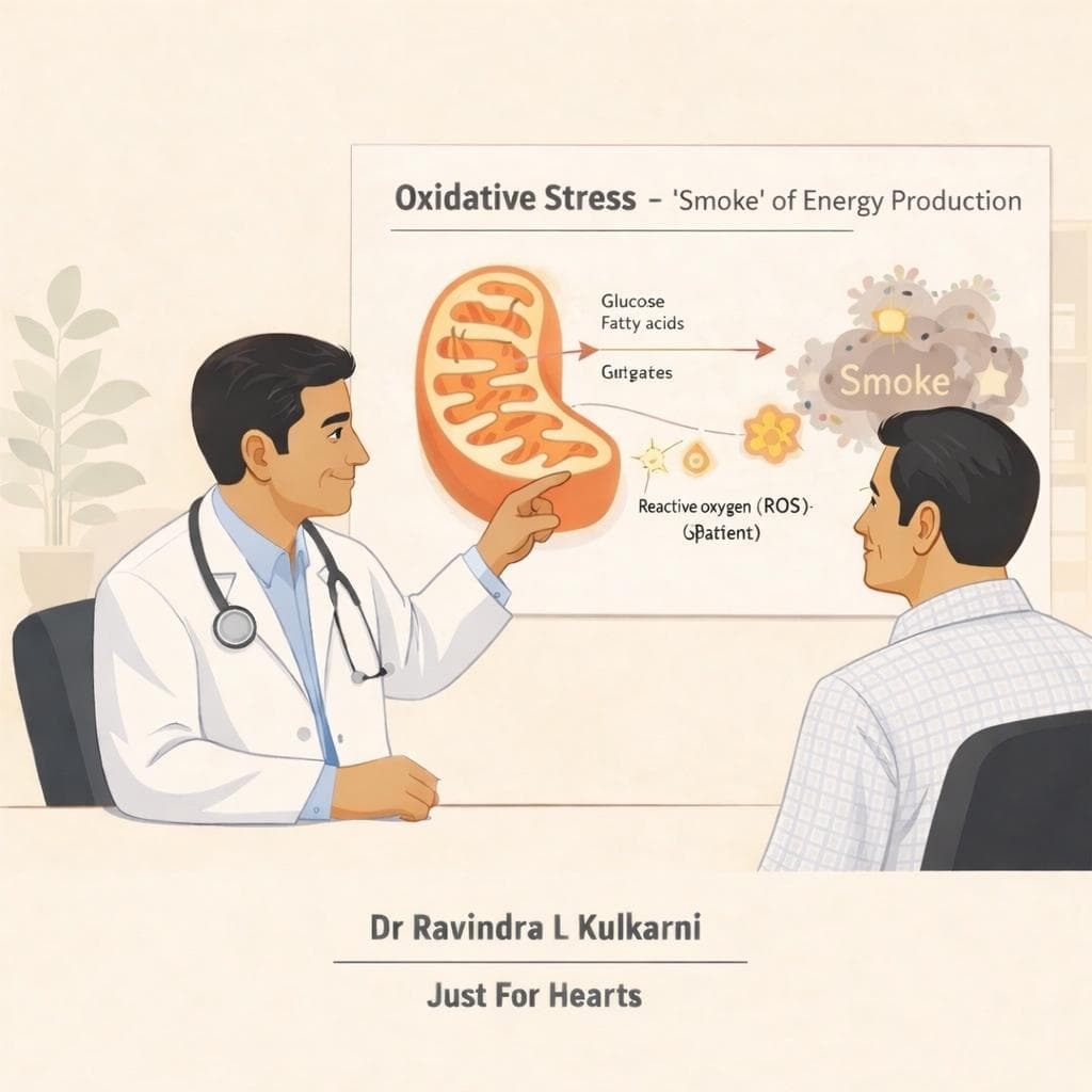 Oxidative Stress: ऊर्जा तयार करताना तयार होणारा "धूर"
